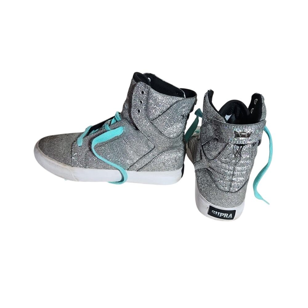 Womens Supra Muska Skytop 001 Glitter Sneakers Sz 5.5